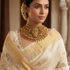 925 Sterling Silver Devika Temple Choker for Wedding