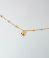 Amour Elegant Gold-Plated Sterling Silver Bracelet