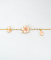 Sakura Serenade Gold Plated Silver Bracelet