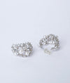 Fleurire Bloom Cluster CZ Silver Studs