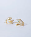 Serpente Luxe CZ Sterling Silver Studs