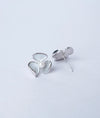 Bluma Pearl Blossom CZ Silver Studs