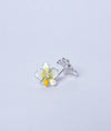 Floraison Eclat Floral Design CZ Silver Studs