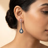 925 Silver Italian Silver Long Drop Earrings for Women