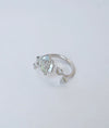 Petali d Argento Enamel Bloom Silver Ring