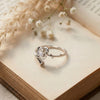 925 Silver Luna Rosa Floral CZ Daily Wear Ring