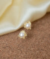 Noorira Bloom Pearl Gold Plated Silver Studs