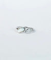 Ira Moonstone & CZ Duo Silver Ring