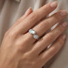 925 Silver Ira Daily Wear CZ Ring for Women