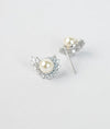 Pravya Pearl Radiance CZ Silver Studs