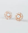 Zaria Radiant Bloom Italian Silver Studs