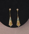 Chandrika Pastel Bloom Enamel Silver Earrings