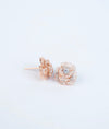 Ornella Rose Italian Silver Studs