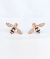 Melifera Muse Bee Italian Silver Studs for women