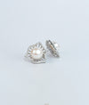 Celestia Fleur Bloom CZ Silver Studs for women