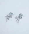 Fleur Elegante Fantacy CZ Silver Studs