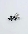 Nayika Bow Knot CZ Silver Studs
