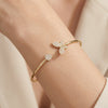 925 Silver Butterfly CZ Daily Wear Kada for Women