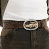 925 Silver Royal Fang Gold-Plated Buckle for Men